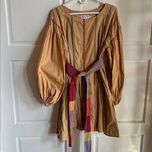 Colorful Patchwork Mini Dress